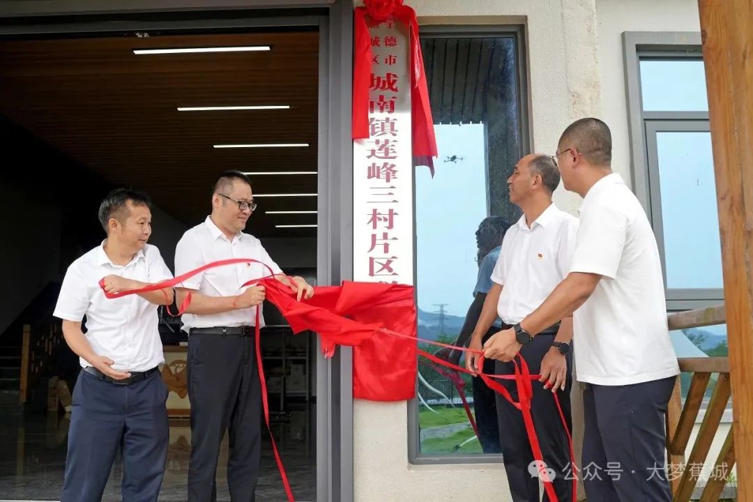 单打独斗→抱团发展！“莲峰三村”开启发展新篇！