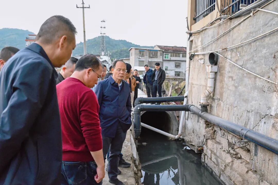 美丽宁德建设指挥部赴蕉城区督导农污项目建设工作