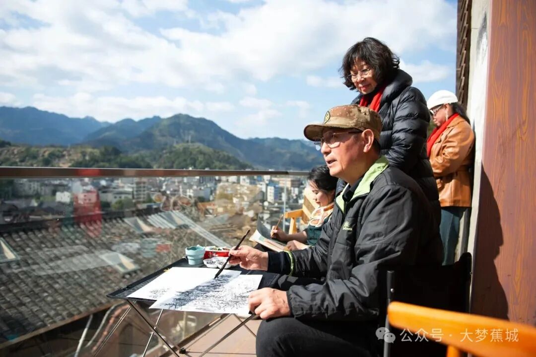 26位画家走进洋中东山村，笔墨染出“诗与远方”！