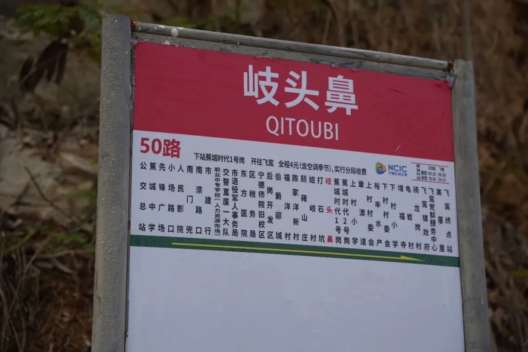 我为群众办实事 | 城南镇岐头鼻公交站上线啦~